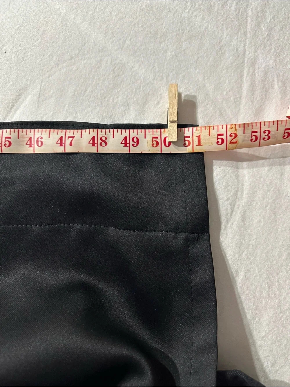 Black Sateen Fabric Blackout Panels (2)